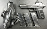 Ruger 5.7 Pistol in 5.7 x 28, Red-Dot installed, with three (3) 20 round Magazines and a new DeSantis leather scabbard holster. PRICED TO SELL! - 2 of 20