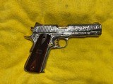 Kimber Custom II 45 ACP engraved, polished, plated - 1 of 4