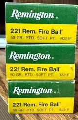 Remington 221 Rem Fire Ball 50 Gr PTD Soft Point R221F