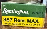 357 Rem Max 158 Gr Semi JKTD Hollow Point 357 MX1 High Velocity