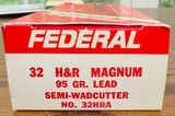 .32 H&R Magnum 95 Gr. Lead Semi-Wadcutter 32HRA 50 Rounds Ammo
