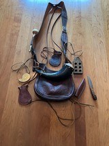 Bison Powder Horn and Possible Bag Plus More - 1 of 8