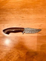 Burt Foster Handmade Knives Damascus Hunter - 1 of 8