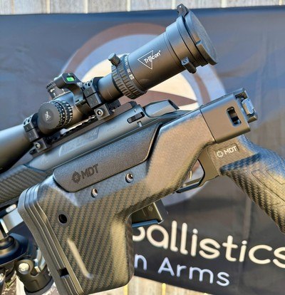 Weatherby 307 Alpine MDT Carbon 300 PRC & Trijicon Tenmile MRAD Red LED Center Dot 4-24x50 30mm RTH & RTS - Image 13 of 15