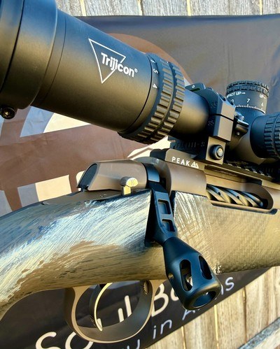 Weatherby 307 Alpine CT Carbon 6.5 PRC & Trijicon Tenmile MRAD Red LED Center Dot 4-24x50 30mm RTH & RTS - Image 4 of 14