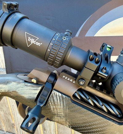 Weatherby 307 Alpine CT Carbon 6.5 PRC & Trijicon Tenmile MRAD Red LED Center Dot 4-24x50 30mm RTH & RTS - Image 3 of 14