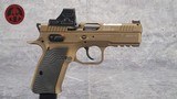 CZ SHADOW 2 COMPACT BURNT BRONZE WITH HOLOSUN 508T 9MM 4IN BARREL