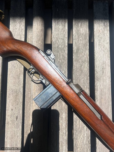 Rare U.S. M1 Carbine – Inland Division (1944) – Winchester Barrel – Original Sling & M.A.C. Ammo Pouch