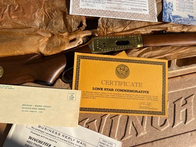 Winchester Model 94 “Lone Star Commemorative” – UNFIRED / NIB / COMPLETE – Collector Grade - Image 5 of 18