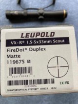 LeupoldVX - R1.5 - 5 X 33 mm Scout Fire Dot Duplex - 2 of 6