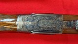 Very Fine Master Engraved Gian Marco Sabatti ABBIATICO & SALVINELLI VENUS .410 GAUGE SIDELOCK EJECTOR CASE COLOR - 7 of 15