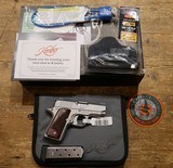 Kimber Micro Stainless RTC .380 ACP 3 Mags + Desantis Holster! - 1 of 11