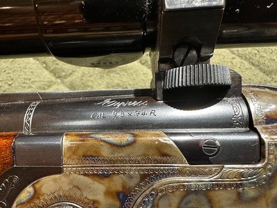 Beretta Express Rifle 689 EELL Cambered in 9.3 x 74R with Burris 4X Fullfield - Image 11 of 15