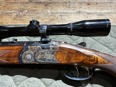 Beretta Express Rifle 689 EELL Cambered in 9.3 x 74R with Burris 4X Fullfield - Image 8 of 15