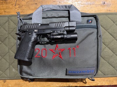 Staccato C2 with PMM Compensator & Surefire X300 - Image 1 of 2
