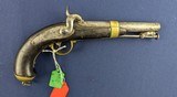 Fine French Pre-CW 1837 Dated Navy Pistol Military Pistol W/ Belt Hook and Anchor