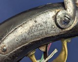 Fine French Pre-CW 1837 Dated Navy Pistol Military Pistol W/ Belt Hook and Anchor - 4 of 12