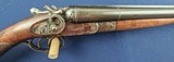 Early Vintage SXS 12 GA Hammer Shotgun by N.R. Davis & Co. SN 49! - 4 of 20