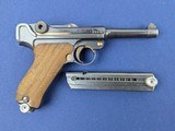 Rare Erfurt 1912 P.08 Police Luger 2 Matching Magazines.