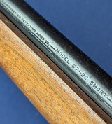 Scarce Collectible Winchester 67 .22 SHORT Smoothbore Boys Rifle - 8 of 17