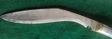 RARE 19th Century Aluminum Hilted British Indian Ghurka Knife - 4 of 13