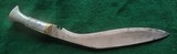 RARE 19th Century Aluminum Hilted British Indian Ghurka Knife - 2 of 13