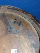 Fine RARE intage 19th Century Large Antique Gunpowder Wooden Keg - 8 of 9