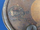 Fine RARE intage 19th Century Large Antique Gunpowder Wooden Keg - 2 of 9