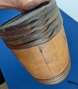 Fine RARE intage 19th Century Large Antique Gunpowder Wooden Keg - 7 of 9