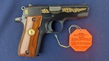 Superb Low SN Colt Govt. Model .380 Auto Pistol w/Deluxe Gold Highlights