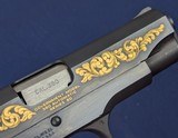 Superb Low SN Colt Govt. Model .380 Auto Pistol w/Deluxe Gold Highlights - 8 of 17