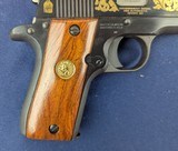 Superb Low SN Colt Govt. Model .380 Auto Pistol w/Deluxe Gold Highlights - 5 of 17