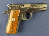 Unfired Low SN Colt Govt. Model .380 Auto Pistol w/Deluxe Silver Highlights - 5 of 17