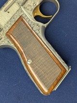 Superb Early T Series Engraved Browning High Power Pistol Deluxe Cased - 5 of 19