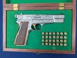 Superb Early T Series Engraved Browning High Power Pistol Deluxe Cased - 2 of 19