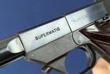Fine Vintage High Standard Supermatic .22 Tgt. Pistol C. 1957 Curio & Relic Eligible - 9 of 11