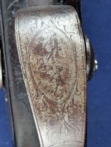 Attractive 19th Century Percussion 12 GA. SXS Damascus Shotgun - 9 of 20