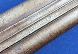 Attractive 19th Century Percussion 12 GA. SXS Damascus Shotgun - 14 of 20