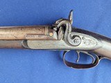 Attractive 19th Century Percussion 12 GA. SXS Damascus Shotgun - 19 of 20