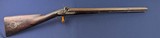 Attractive 19th Century Percussion 12 GA. SXS Damascus Shotgun - 1 of 20