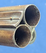 Attractive 19th Century Percussion 12 GA. SXS Damascus Shotgun - 16 of 20