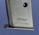 Authentic WWII Walther Nazi-MKD PP 7.65MM Auto Pistol - 12 of 15
