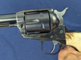 Fine Vintage Old Model Ruger .45 Revolver with Stag Grips - 13 of 19