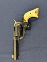 Fine Vintage Old Model Ruger .45 Revolver with Stag Grips - 10 of 19