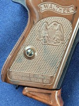 Near NIB Early Post WWII Walther PPK 9MM Auto Pistol - 9 of 11