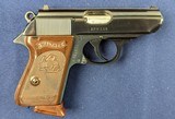 Near NIB Early Post WWII Walther PPK 9MM Auto Pistol - 6 of 11