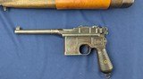 Scarce Classic Mauser Model 1896 Broomhandle 7.63MM All Matching Pistol - 13 of 20