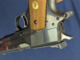 RARE Example 1st Post WWII Colt National Match .45 Auto Pistol - 13 of 14