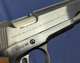 RARE Example 1st Post WWII Colt National Match .45 Auto Pistol - 10 of 14