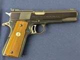 RARE Example 1st Post WWII Colt National Match .45 Auto Pistol - 11 of 14